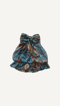 2000's Strapless Chiffon Mini Dress / Top