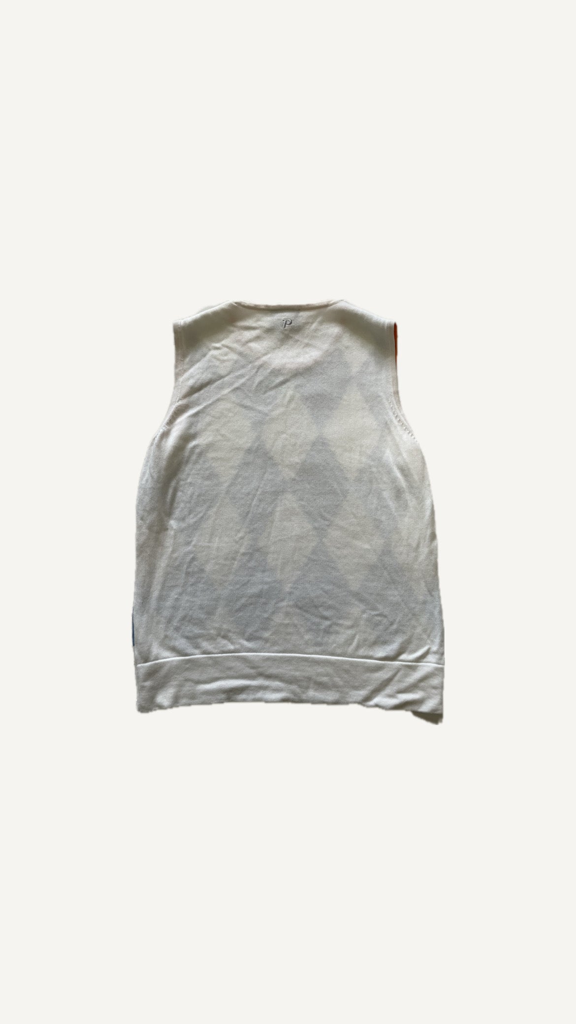 2000's Peak Performance Argyle Knit Vest