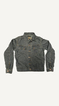 Vintage Pinstripe Denim Jacket