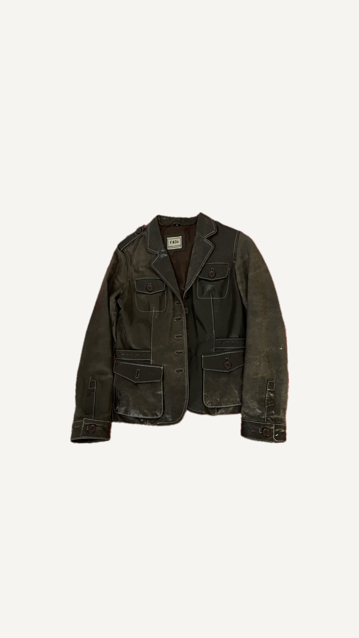 Leather jacket