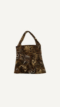 2000’s Leopard Paisley Rhinestone Halter Top