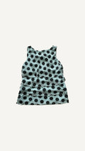Retro Polka Dot Tiered Mini Dress