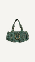2000’s GUESS Snake Skull Baguette Bag