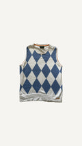 2000's Peak Performance Argyle Knit Vest
