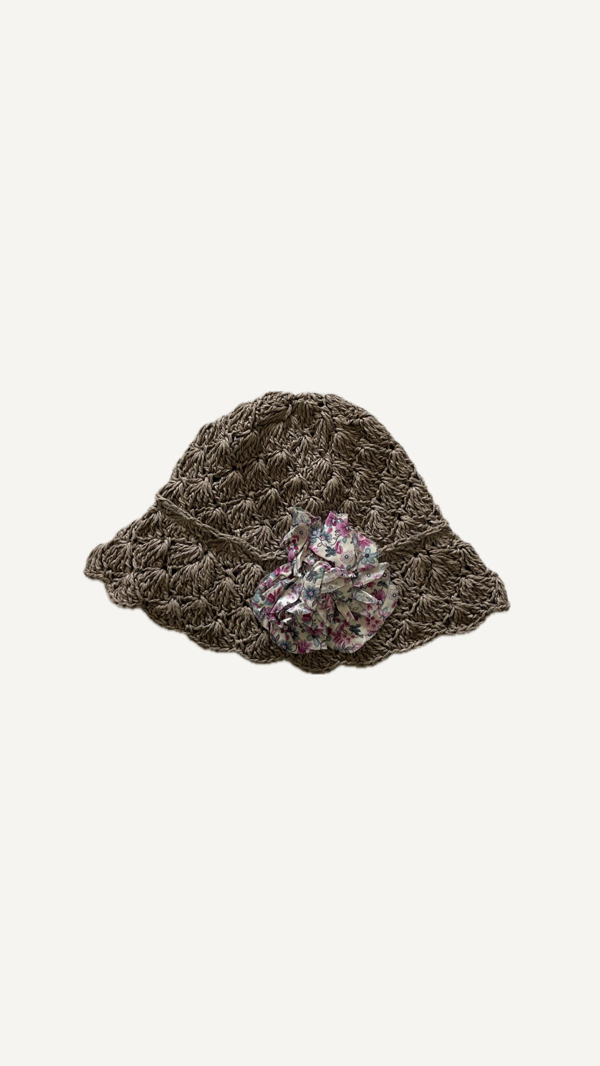 Vintage Crochet Bucket Hat
