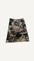 2000's Floral Mesh Midi Skirt