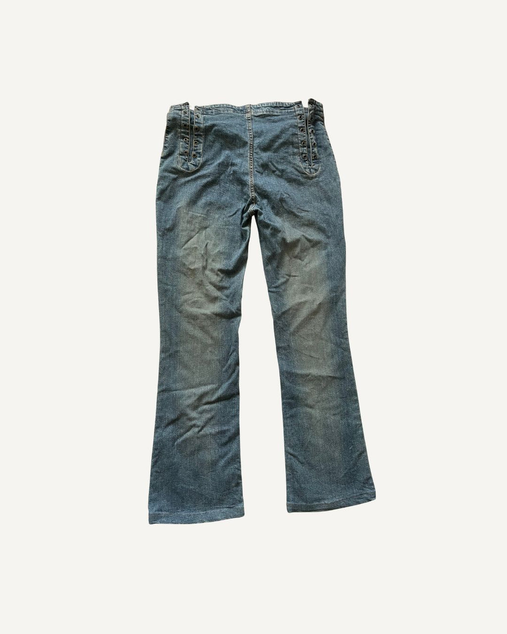 2000’s Lace-Up Flared Jeans